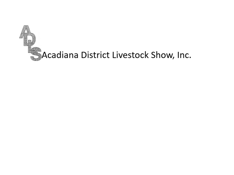 Logo for 2024 Acadiana District Livestock Show